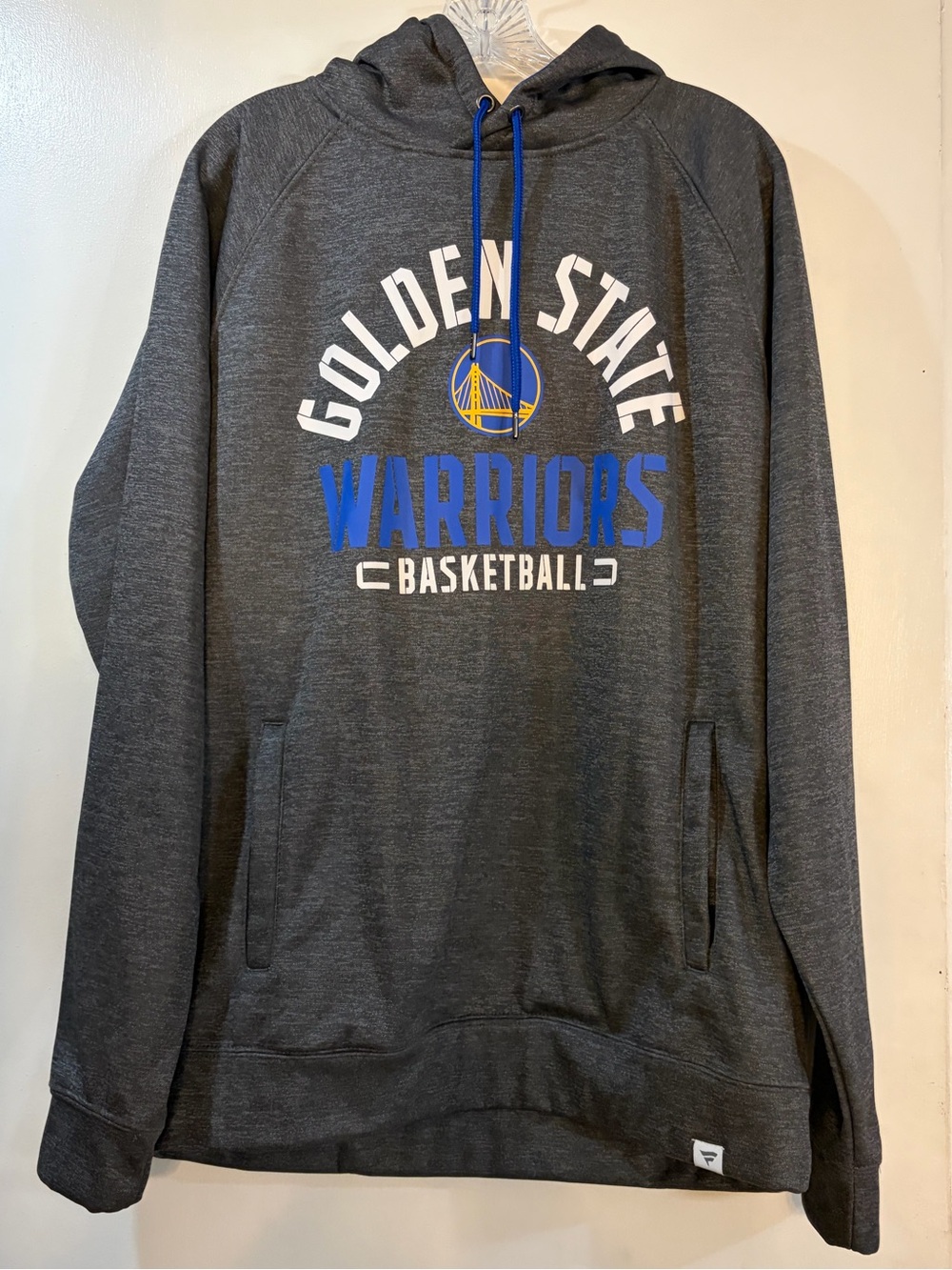 Golden State Warriors Fanatics Battle Charged Pullover Hoodie Men’s Sz Large